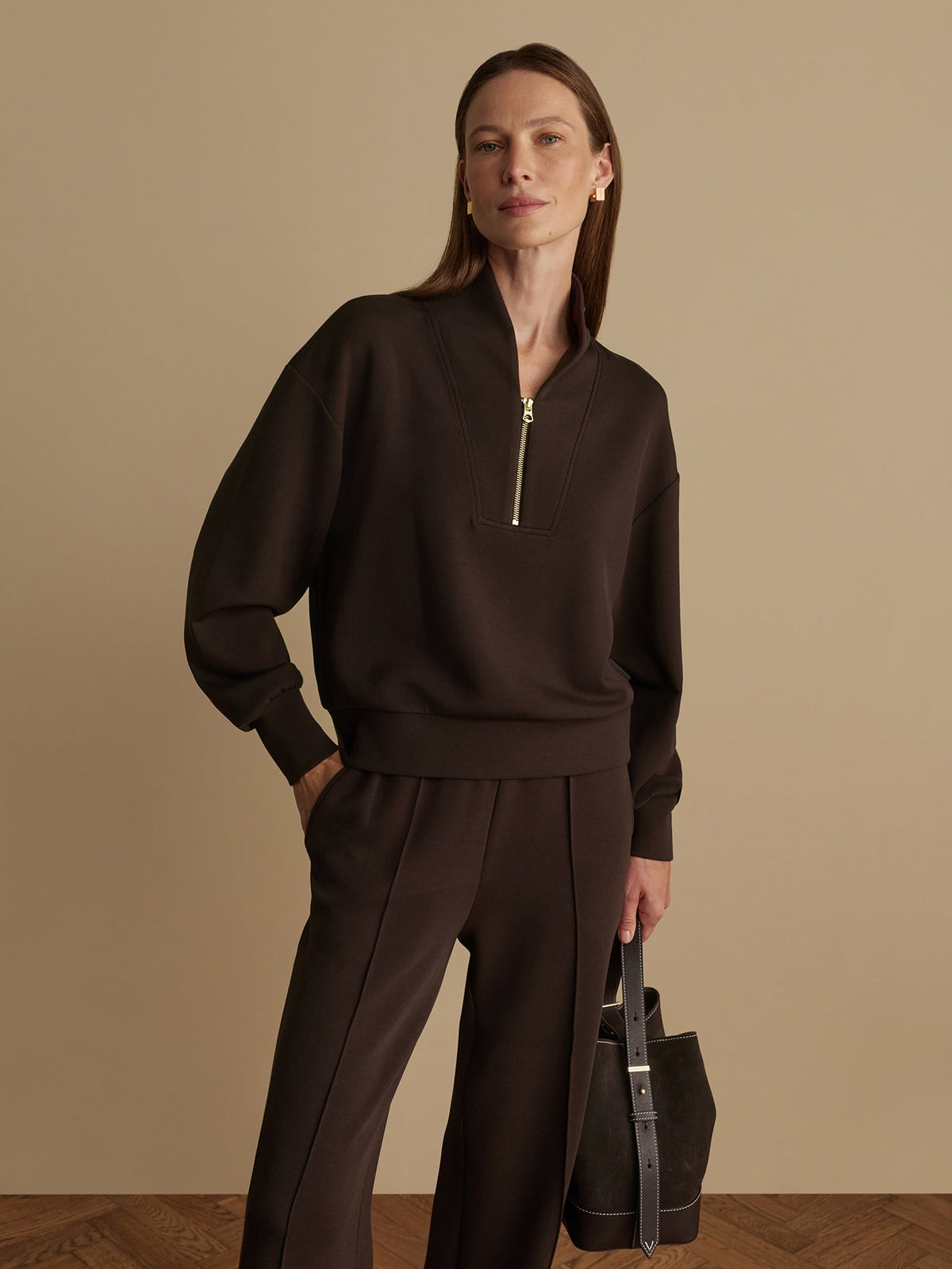 Davidson in Coffee Bean, back view