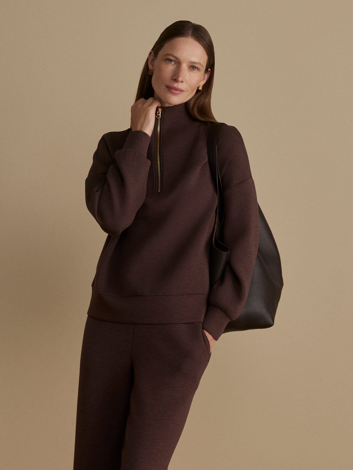 Hawley in Coffee Bean Marl, front view