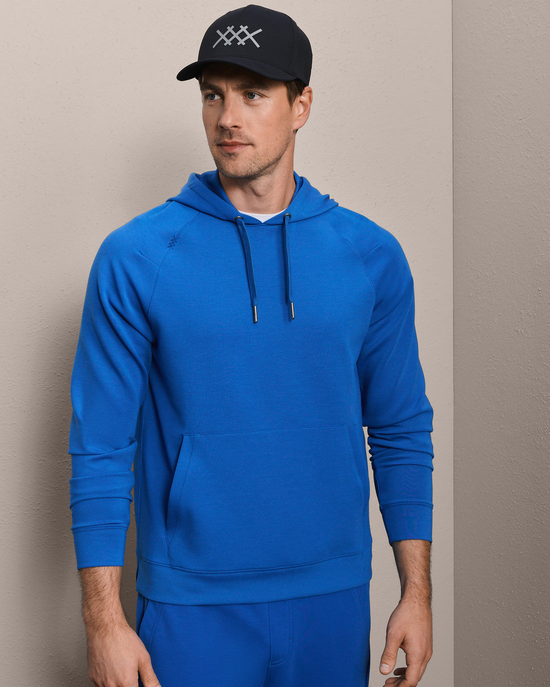 Hoodie in Deep Sea Blue, product view 1