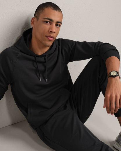 Hoodie in Pure Black, product view 3