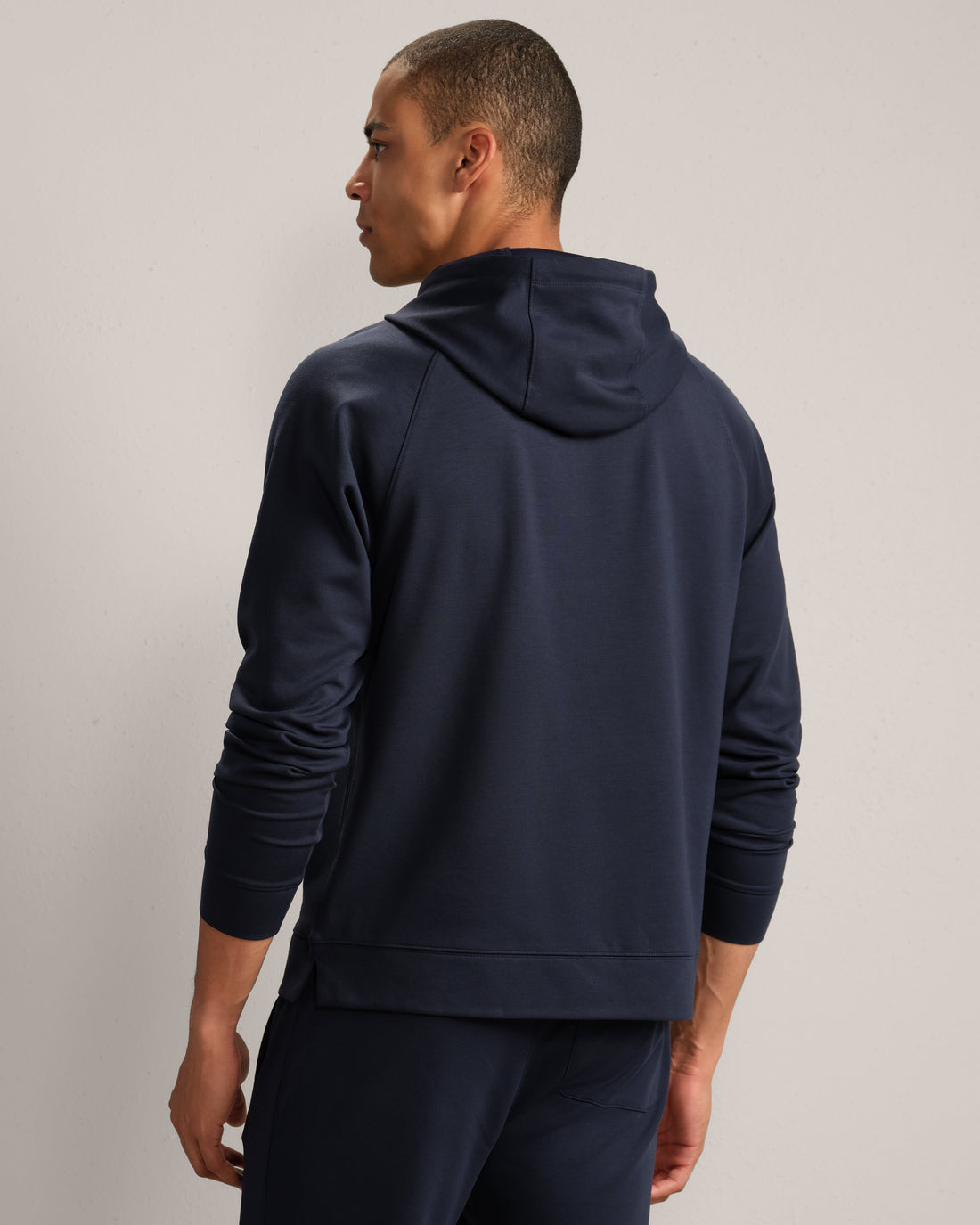 Hoodie in True Navy, product view 3