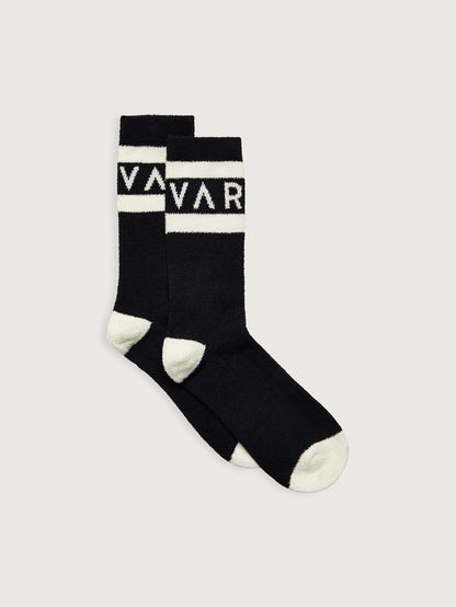 Varley Spencer Sock in Black/Egret