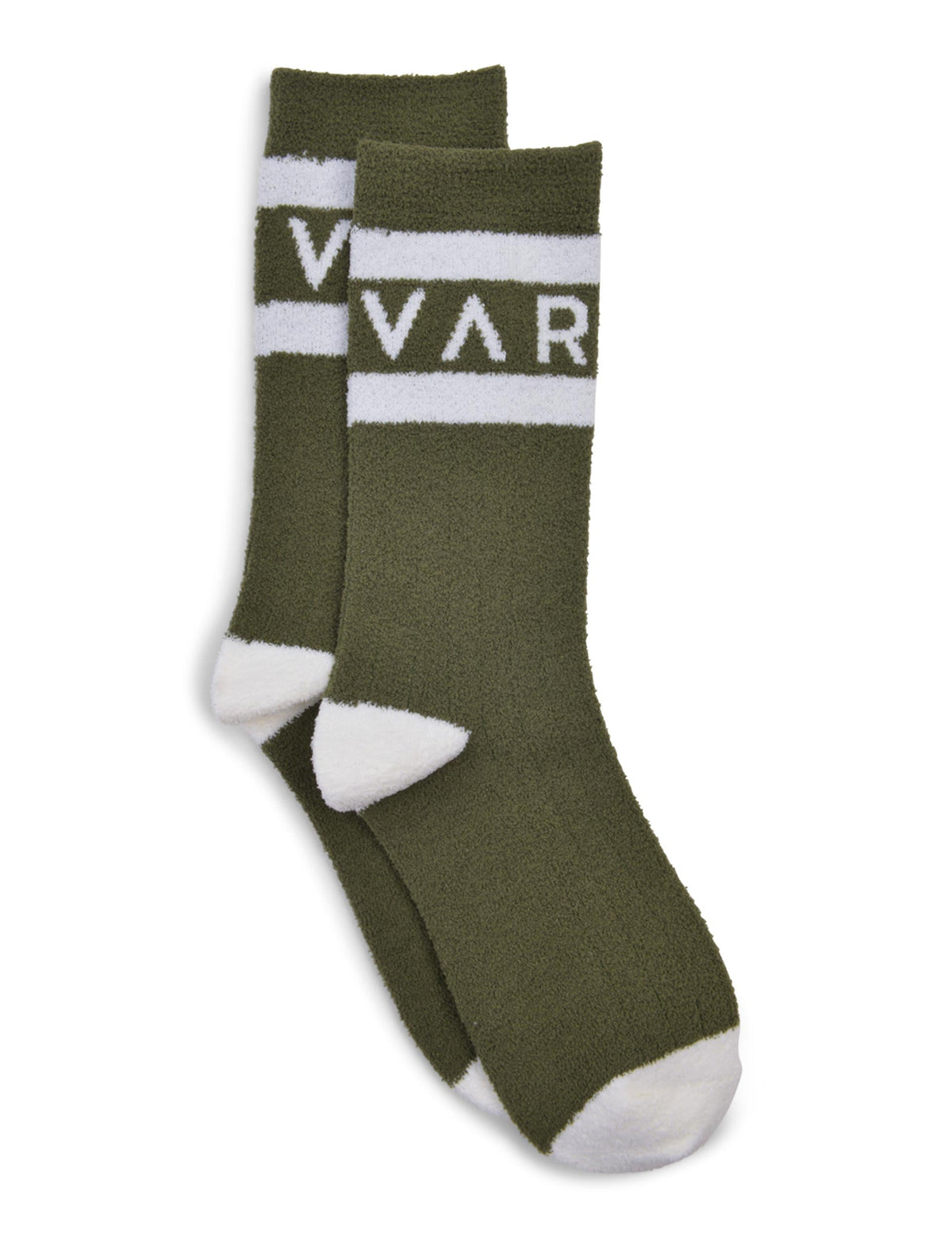 Varley Spencer Sock in Dark Olive/Egret
