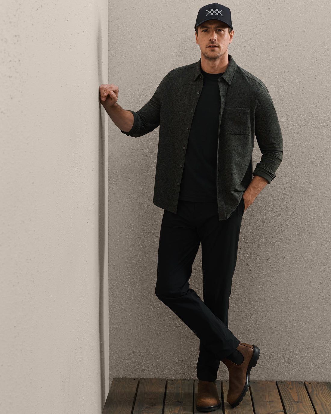 Wfh in Olive Shadow/Black Heather, product view 2