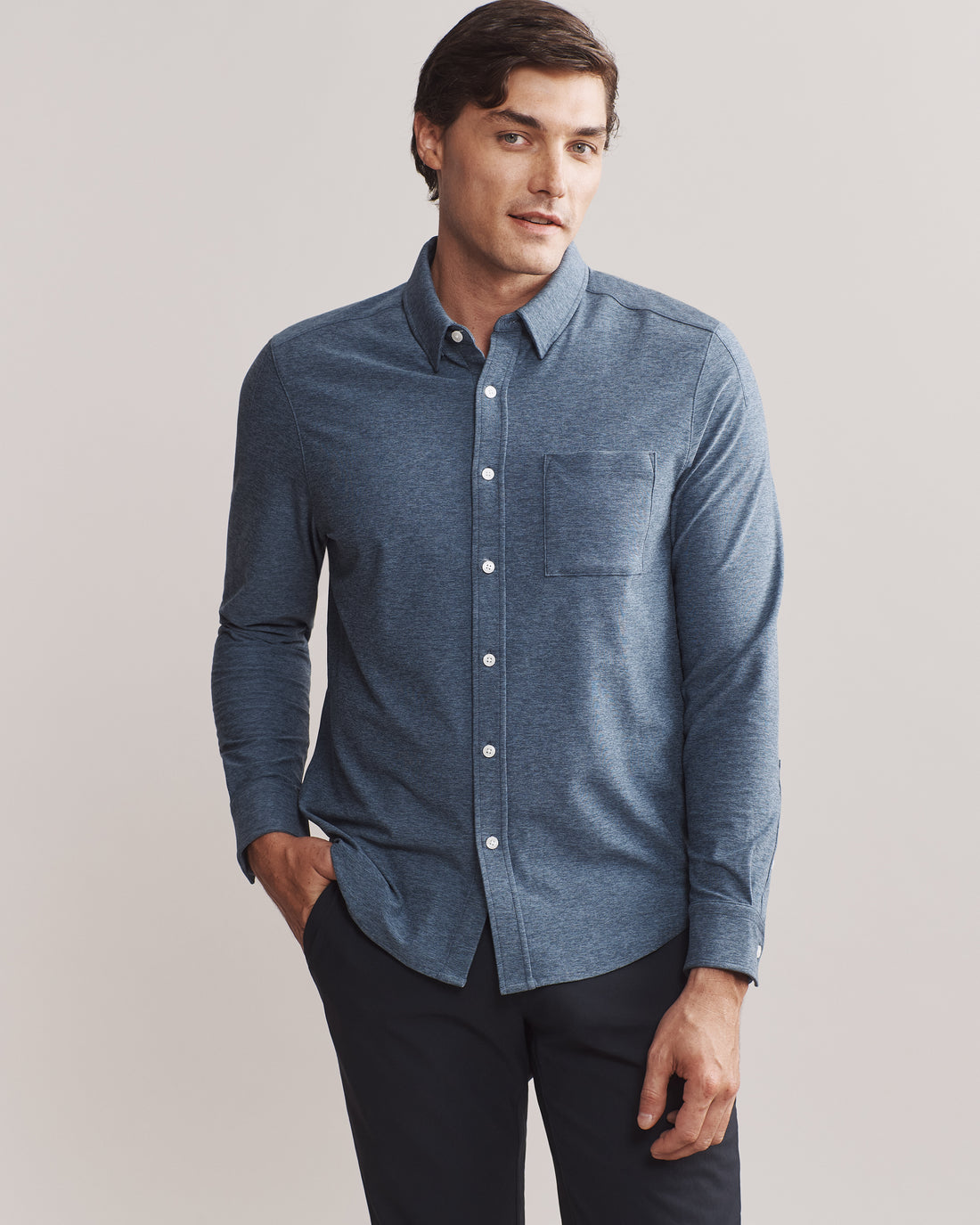 Wfh in Vintage Indigo/Slate Blue Heather, product view 1