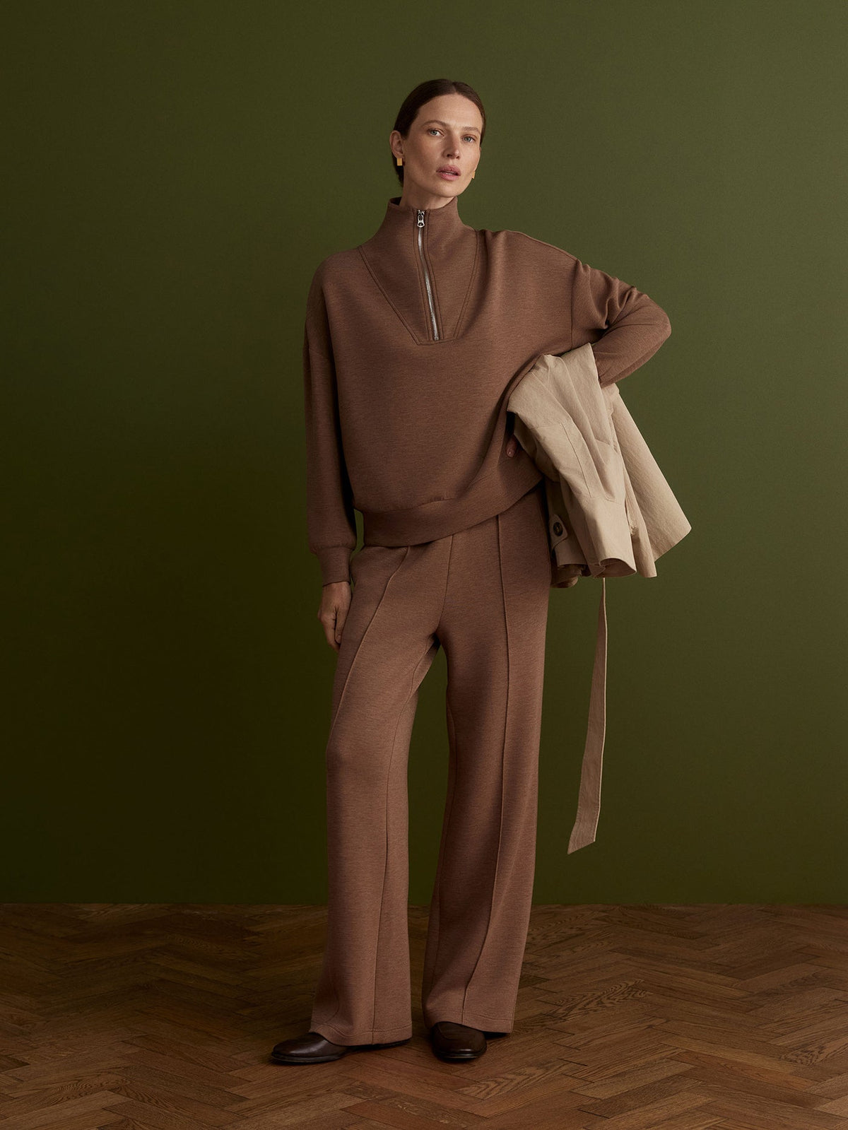 Wideleg in Golden Bronze Marl, product view 1