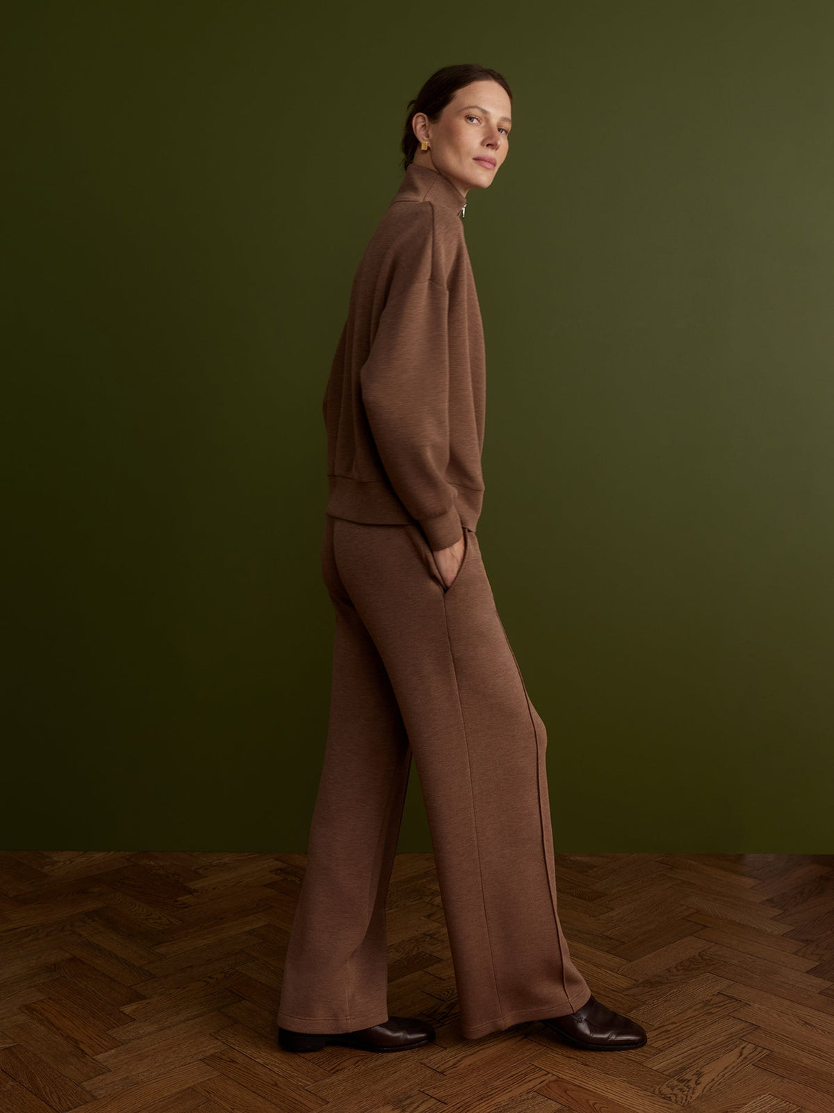 Wideleg in Golden Bronze Marl, product view 3