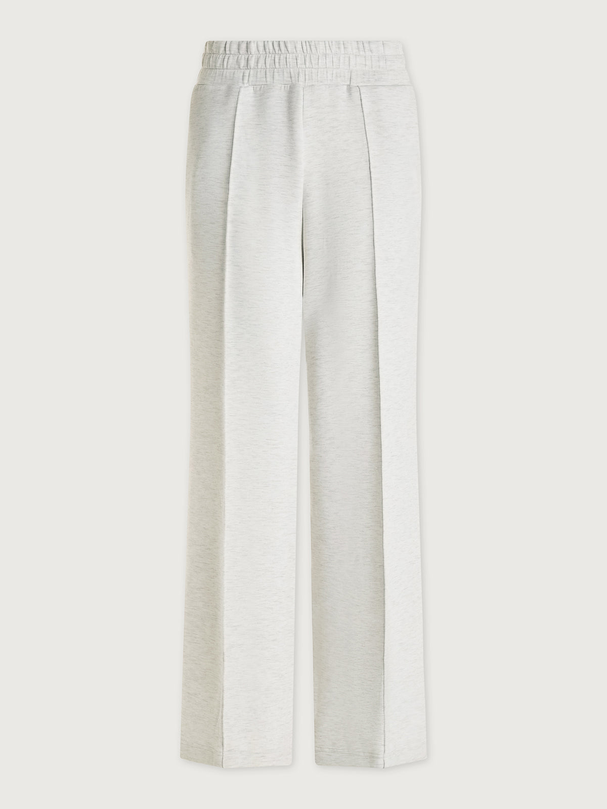 Varley The Wide Leg Pant 28" in Ivory Marl, front view