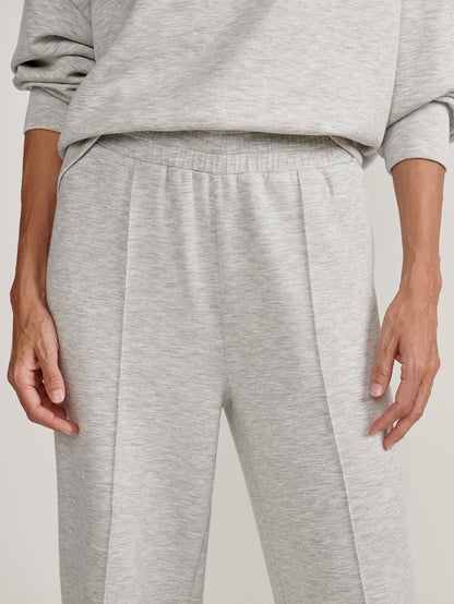 Wideleg in Light Grey Marl, back view