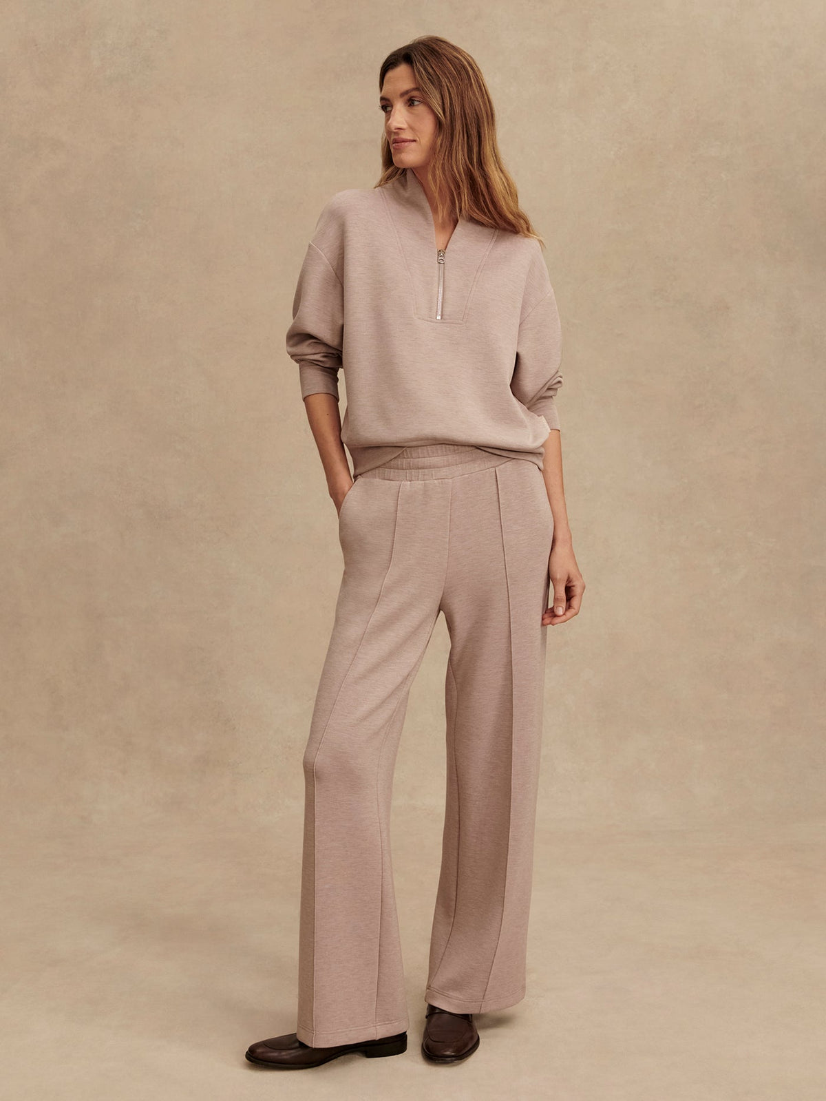 Wideleg in Taupe Marl, product view 1