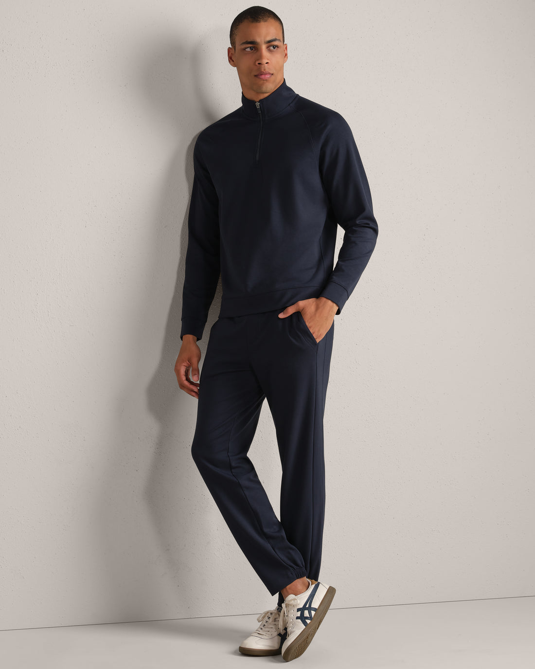 Zip in True Navy, product view 3