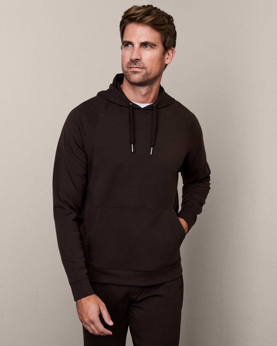 Rhone DreamState Hoodie in Dark Espresso
